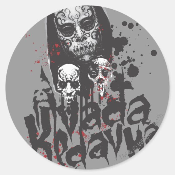 Harry_Potter_Spell___Death_Eater_Avada_Kedavra_Classic_Round_Sticker_1 Harry Potter Spell Death Eater Avada Kedavra Classic Round Sticker