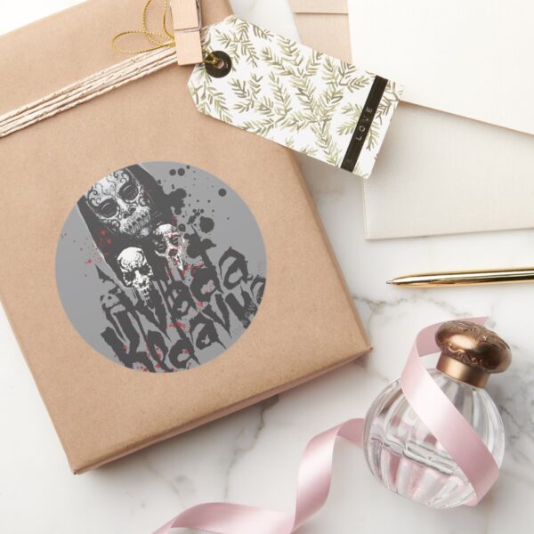 Harry_Potter_Spell___Death_Eater_Avada_Kedavra_Classic_Round_Sticker_5 Harry Potter Spell Death Eater Avada Kedavra Classic Round Sticker