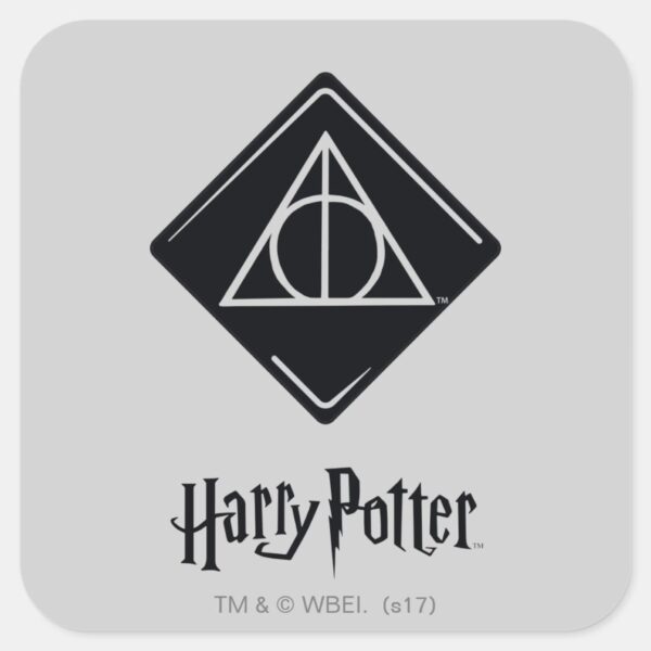 Harry_Potter_Spell___Deathly_Hallows_Icon_Square_Sticker_1 Harry Potter Spell Deathly Hallows Icon Square Sticker