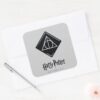Harry Potter Spell Deathly Hallows Icon Square Sticker