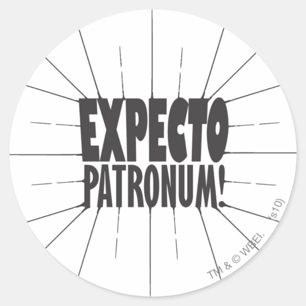 Harry_Potter_Spell___EXPECTO_PATRONUM™!_Classic_Round_Sticker_1 Harry Potter Spell EXPECTO PATRONUM™ Classic Round Sticker
