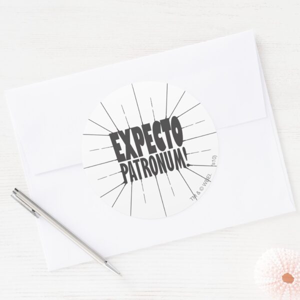 Harry_Potter_Spell___EXPECTO_PATRONUM™!_Classic_Round_Sticker_3 Harry Potter Spell EXPECTO PATRONUM™ Classic Round Sticker
