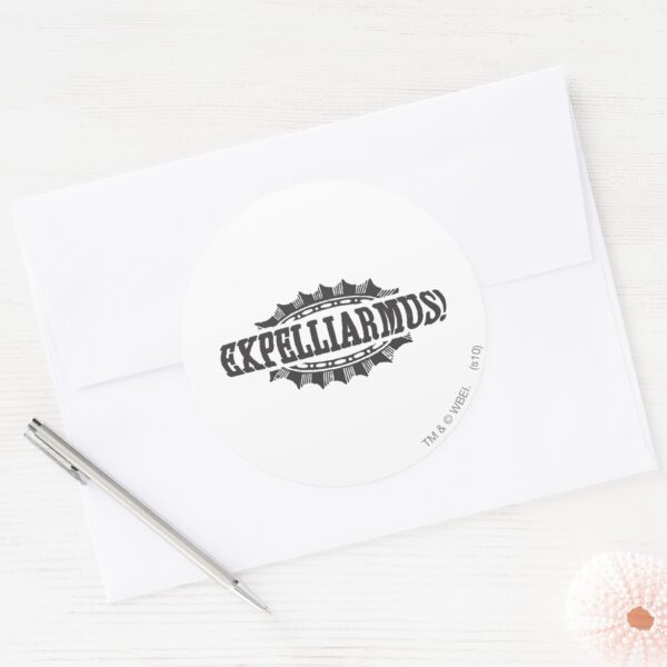 Harry_Potter_Spell___Expelliarmus!_Classic_Round_Sticker_3 Harry Potter Spell Expelliarmus Classic Round Sticker