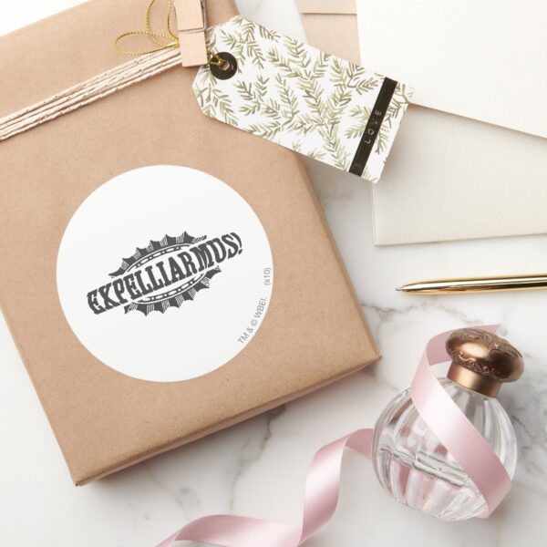 Harry_Potter_Spell___Expelliarmus!_Classic_Round_Sticker_5 Harry Potter Spell Expelliarmus Classic Round Sticker