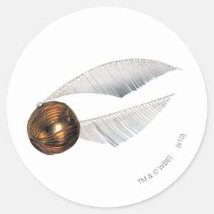 Harry_Potter_Spell___Golden_Snitch_Classic_Round_Sticker_1 Harry Potter Spell Golden Snitch Classic Round Sticker