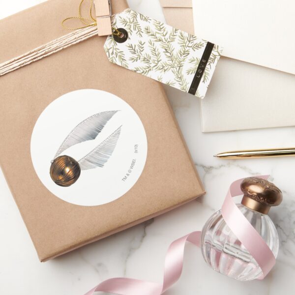 Harry_Potter_Spell___Golden_Snitch_Classic_Round_Sticker_5 Harry Potter Spell Golden Snitch Classic Round Sticker