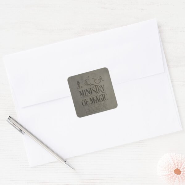 Harry_Potter_Spell___MINISTRY_OF_MAGIC_Square_Sticker_3 Harry Potter Spell MINISTRY OF MAGIC Square Sticker