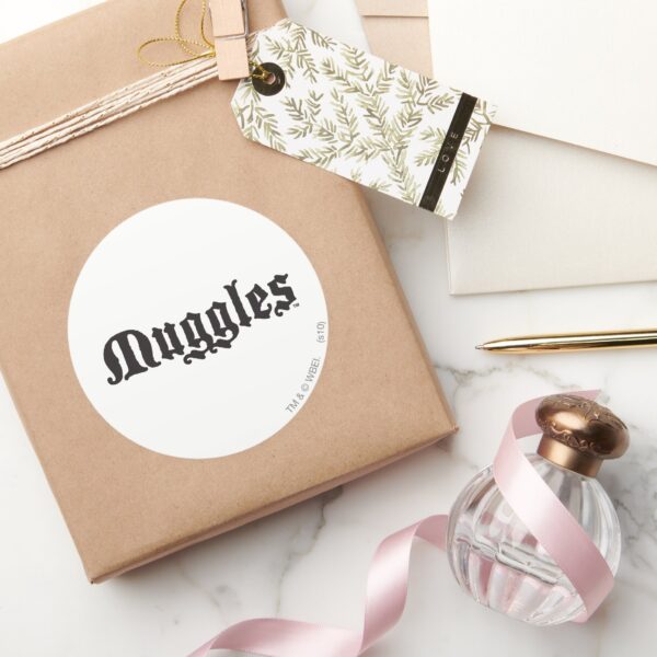 Harry_Potter_Spell___Muggles_Classic_Round_Sticker_5 Harry Potter Spell Muggles Classic Round Sticker