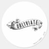 Harry_Potter_Spell___Obliviate_Classic_Round_Sticker_1 Harry Potter Spell Obliviate Classic Round Sticker