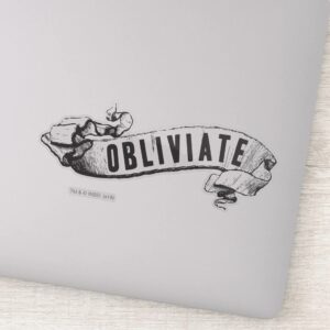 Harry Potter Spell Obliviate Sticker