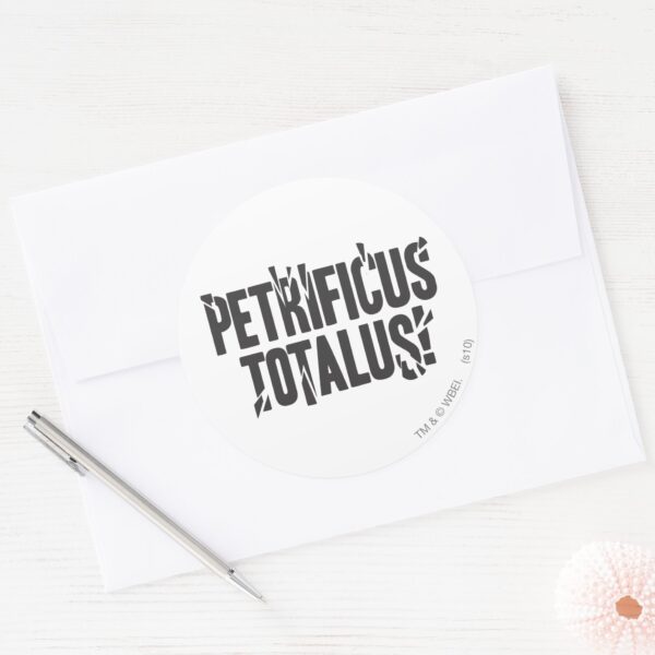 Harry_Potter_Spell___Petrificus_Totalus!_Classic_Round_Sticker_3 Harry Potter Spell Petrificus Totalus Classic Round Sticker