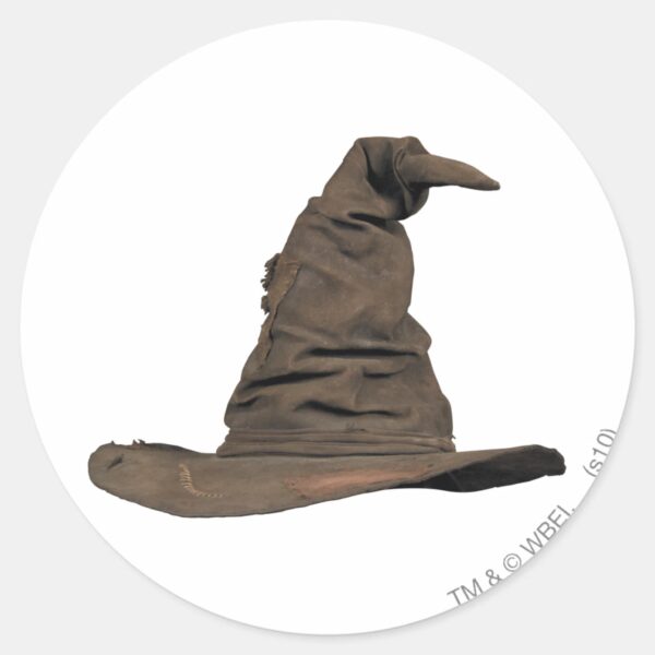 Harry_Potter_Spell___Sorting_Hat_Classic_Round_Sticker_1 Harry Potter Spell Sorting Hat Classic Round Sticker