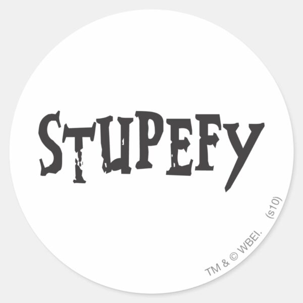 Harry_Potter_Spell___Stupefy_Stunning_Spell_Classic_Round_Sticker_1 Harry Potter Spell Stupefy Stunning Spell Classic Round Sticker