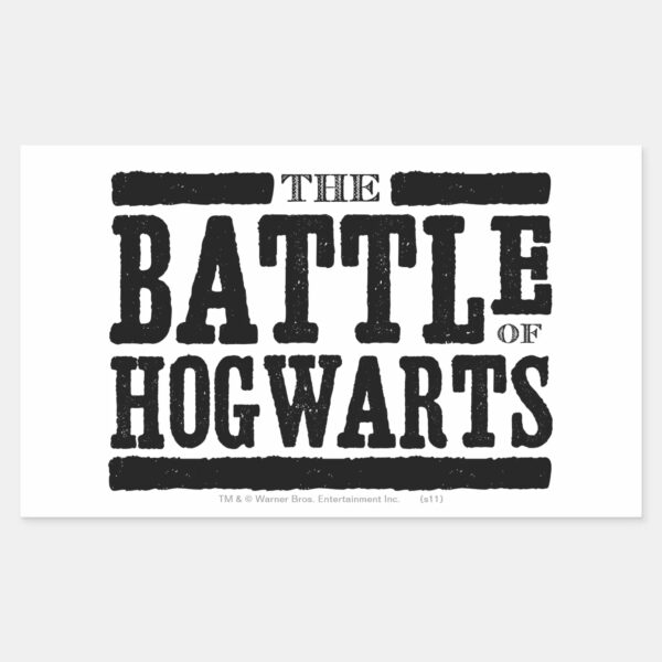 Harry_Potter_Spell___The_Battle_of_Hogwarts_Rectangular_Sticker_1 Harry Potter Spell The Battle Of Hogwarts Rectangular Sticker