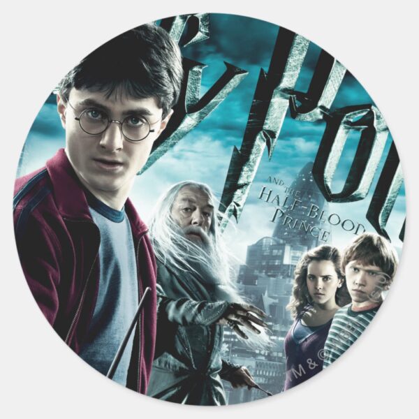 Harry_Potter_With_Dumbledore_Ron_and_Hermione_1_Classic_Round_Sticker_1 Harry Potter With Dumbledore Ron And Hermione 1 Classic Round Sticker