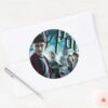 Harry_Potter_With_Dumbledore_Ron_and_Hermione_1_Classic_Round_Sticker_3 Harry Potter With Dumbledore Ron And Hermione 1 Classic Round Sticker