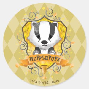 Harry_Potter___Charming_HUFFLEPUFF™_Crest_Classic_Round_Sticker_1 Harry Potter Charming HUFFLEPUFF™ Crest Classic Round Sticker