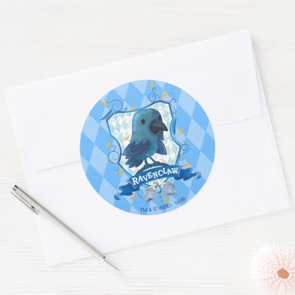 Harry_Potter___Charming_RAVENCLAW™_Crest_Classic_Round_Sticker_3 Harry Potter Charming RAVENCLAW™ Crest Classic Round Sticker