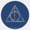 Harry_Potter___Deathly_Hallows_Watercolor_Classic_Round_Sticker_1 Harry Potter Deathly Hallows Watercolor Classic Round Sticker