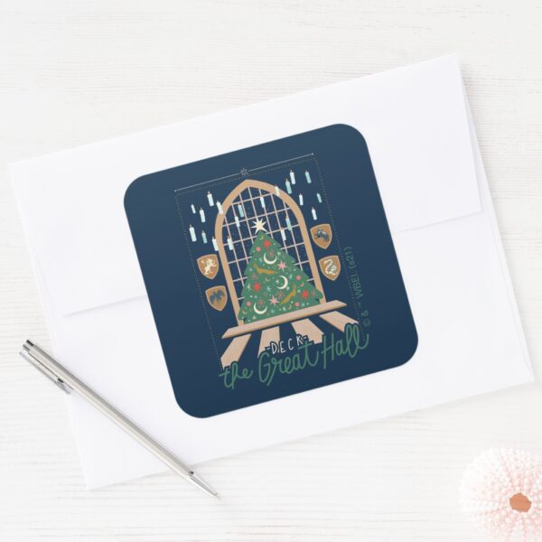 Harry_Potter___Deck_the_Great_Hall_Square_Sticker_3 Harry Potter Deck The Great Hall Square Sticker