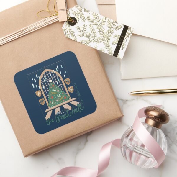 Harry_Potter___Deck_the_Great_Hall_Square_Sticker_5 Harry Potter Deck The Great Hall Square Sticker