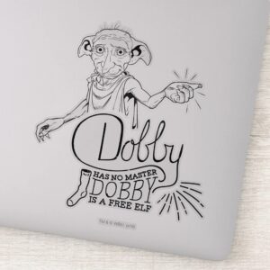 Harry_Potter___Dobby_Has_No_Master_Sticker_1 Harry Potter Dobby Has No Master Sticker
