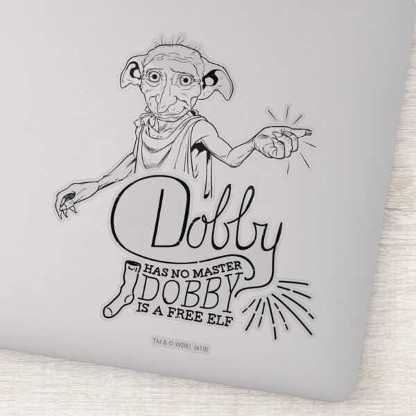 Harry_Potter___Dobby_Has_No_Master_Sticker_1 Harry Potter Dobby Has No Master Sticker