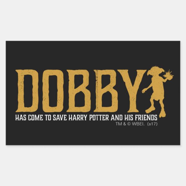 Harry Potter Dobby Save Harry Potter Rectangular Sticker