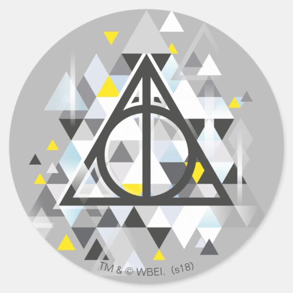 Harry_Potter___Geometric_Deathly_Hallows_Symbol_Classic_Round_Sticker_1 Harry Potter Geometric Deathly Hallows Symbol Classic Round Sticker