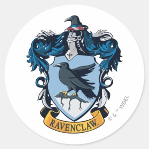 Harry_Potter___Gothic_Ravenclaw_Crest_Classic_Round_Sticker_1 Harry Potter Gothic Ravenclaw Crest Classic Round Sticker