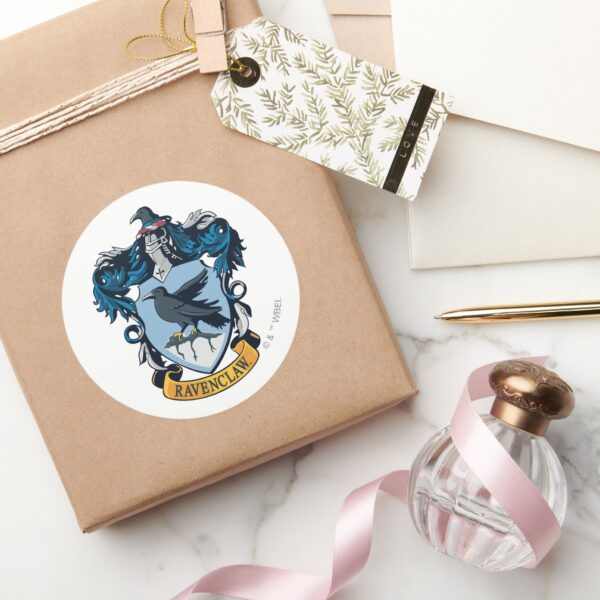Harry_Potter___Gothic_Ravenclaw_Crest_Classic_Round_Sticker_5 Harry Potter Gothic Ravenclaw Crest Classic Round Sticker