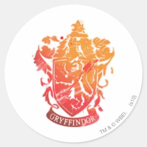 Harry_Potter___Gryffindor_Crest_-_Splattered_Classic_Round_Sticker_1 Harry Potter Gryffindor Crest Splattered Classic Round Sticker