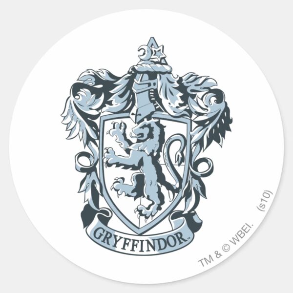 Harry_Potter___Gryffindor_Crest_Blue_Classic_Round_Sticker_1 Harry Potter Gryffindor Crest Blue Classic Round Sticker