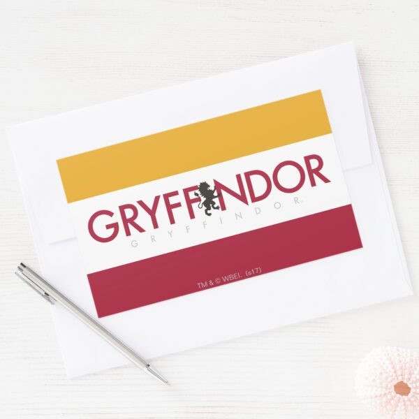 Harry_Potter___Gryffindor_House_Pride_Crest_Rectangular_Sticker_3 Harry Potter Gryffindor House Pride Crest Rectangular Sticker