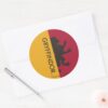 Harry_Potter___Gryffindor_House_Pride_Graphic_Classic_Round_Sticker_3 Harry Potter Gryffindor House Pride Graphic Classic Round Sticker
