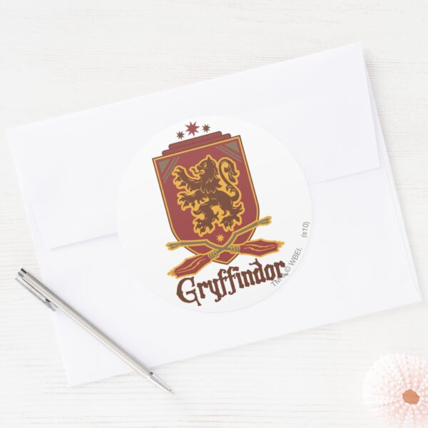 Harry_Potter___Gryffindor_QUIDDITCH™_Badge_Classic_Round_Sticker_3 Harry Potter Gryffindor QUIDDITCH™ Badge Classic Round Sticker