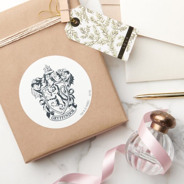 Harry_Potter___Gryffindor_Stencil_Sketch_Classic_Round_Sticker_5 Harry Potter Gryffindor Stencil Sketch Classic Round Sticker