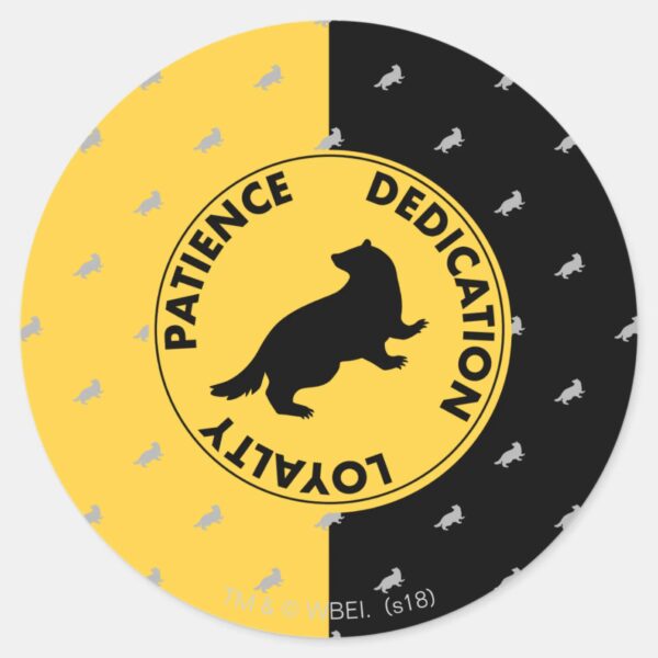 Harry_Potter___HUFFLEPUFF™_House_Traits_Graphic_Classic_Round_Sticker_1 Harry Potter HUFFLEPUFF™ House Traits Graphic Classic Round Sticker