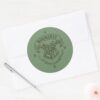 Harry_Potter___Hogwarts_Banner_Crest_Classic_Round_Sticker_3 Harry Potter Hogwarts Banner Crest Classic Round Sticker
