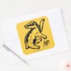 Harry Potter Hufflepuff Badger Icon Square Sticker