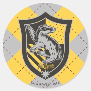 Harry_Potter___Hufflepuff_House_Pride_Crest_Classic_Round_Sticker_1 Harry Potter Hufflepuff House Pride Crest Classic Round Sticker