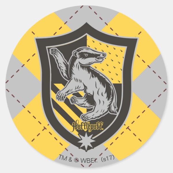 Harry_Potter___Hufflepuff_House_Pride_Crest_Classic_Round_Sticker_1 Harry Potter Hufflepuff House Pride Crest Classic Round Sticker