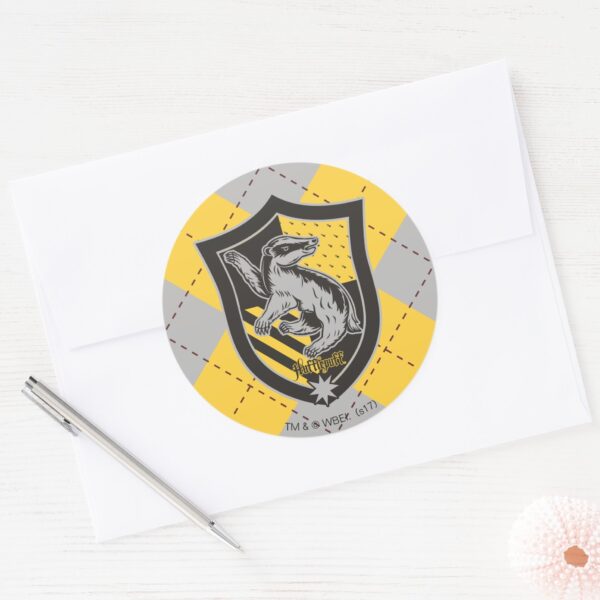 Harry_Potter___Hufflepuff_House_Pride_Crest_Classic_Round_Sticker_3 Harry Potter Hufflepuff House Pride Crest Classic Round Sticker