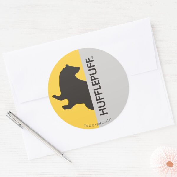 Harry_Potter___Hufflepuff_House_Pride_Graphic_Classic_Round_Sticker_3 Harry Potter Hufflepuff House Pride Graphic Classic Round Sticker