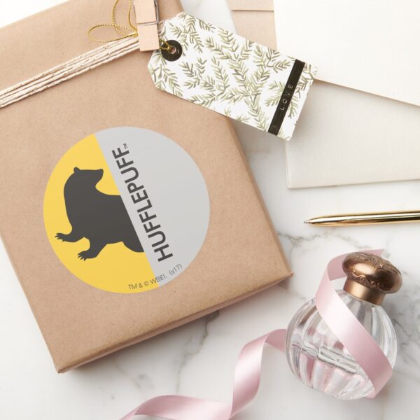 Harry_Potter___Hufflepuff_House_Pride_Graphic_Classic_Round_Sticker_5 Harry Potter Hufflepuff House Pride Graphic Classic Round Sticker