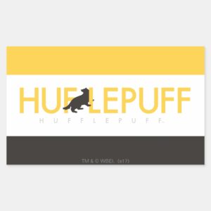Harry_Potter___Hufflepuff_House_Pride_Logo_Rectangular_Sticker_1 Harry Potter Hufflepuff House Pride Logo Rectangular Sticker