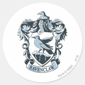 Harry_Potter___Modern_Ravenclaw_Crest_Classic_Round_Sticker_1 Harry Potter Modern Ravenclaw Crest Classic Round Sticker