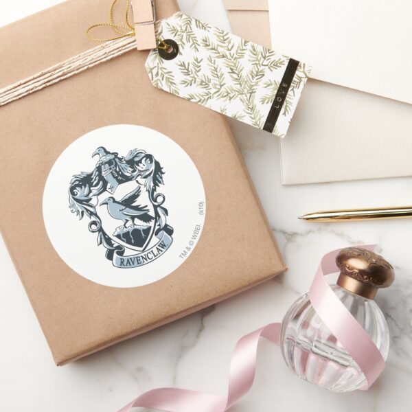 Harry_Potter___Modern_Ravenclaw_Crest_Classic_Round_Sticker_5 Harry Potter Modern Ravenclaw Crest Classic Round Sticker