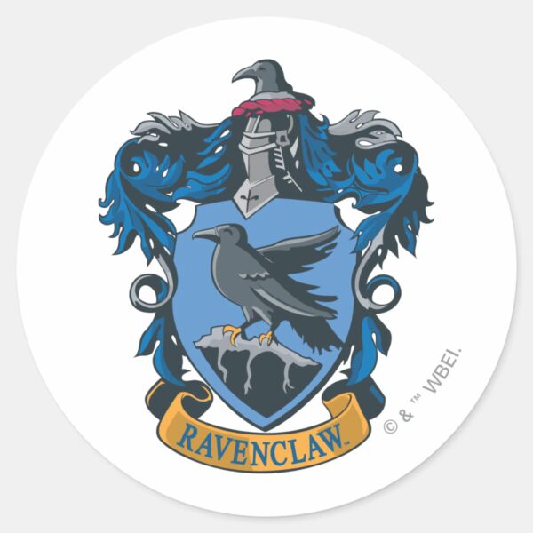 Harry_Potter___Ravenclaw_Coat_of_Arms_Classic_Round_Sticker_1 Harry Potter Ravenclaw Coat Of Arms Classic Round Sticker
