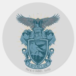 Harry_Potter___Ravenclaw_Crest_Classic_Round_Sticker_1 Harry Potter Ravenclaw Crest Classic Round Sticker